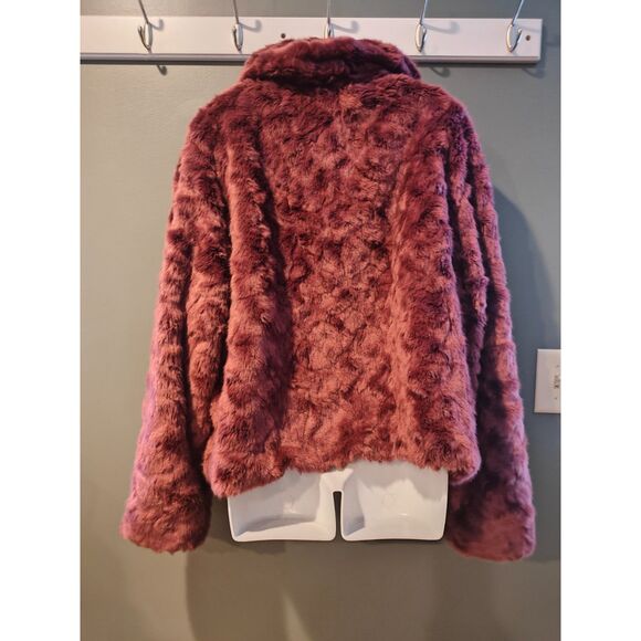 princess highway Tessa Faux Fur Jacket au 20 - Picture 4 of 4